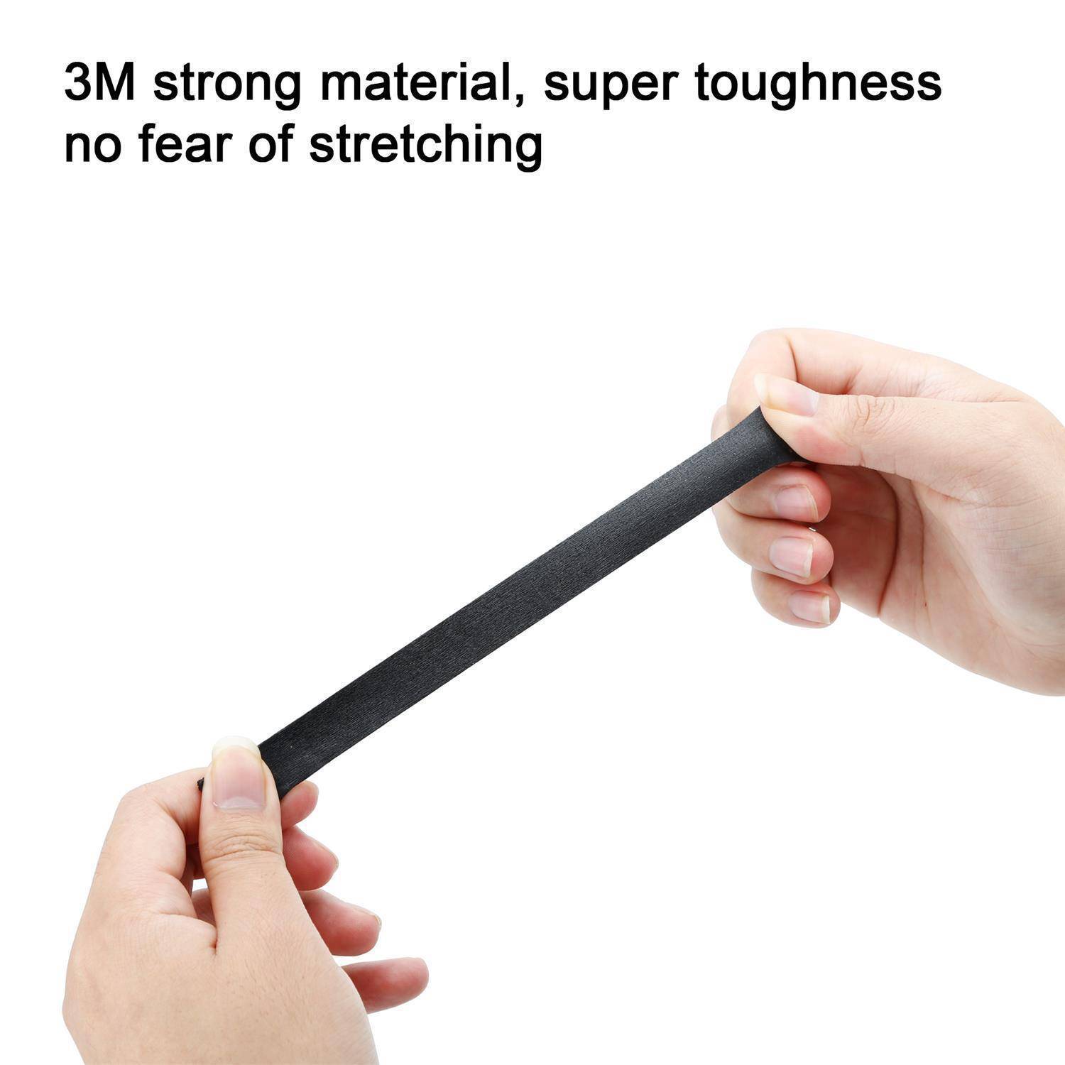 Intirilife Doppelseitiges Schaumklebeband Schwarz - Größe: 12mmx30m - Montageklebeband Hochleistungsklebeband Schwerlast Tape Extra stark
