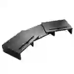 Intirilife 3-teilige Bildschirmständer längenverstellbarer Schreibtischständer in Schwarz - 74 (104) x 27 x 10 cm - Bildschirmerhöhung mit Handyha Intirilife 3-teilige Bildschirmständer längenverstellbarer Schreibtischständer in Schwarz - 74 (104) x 27 x 10 cm - Bildschirmerhöhung mit Handyha