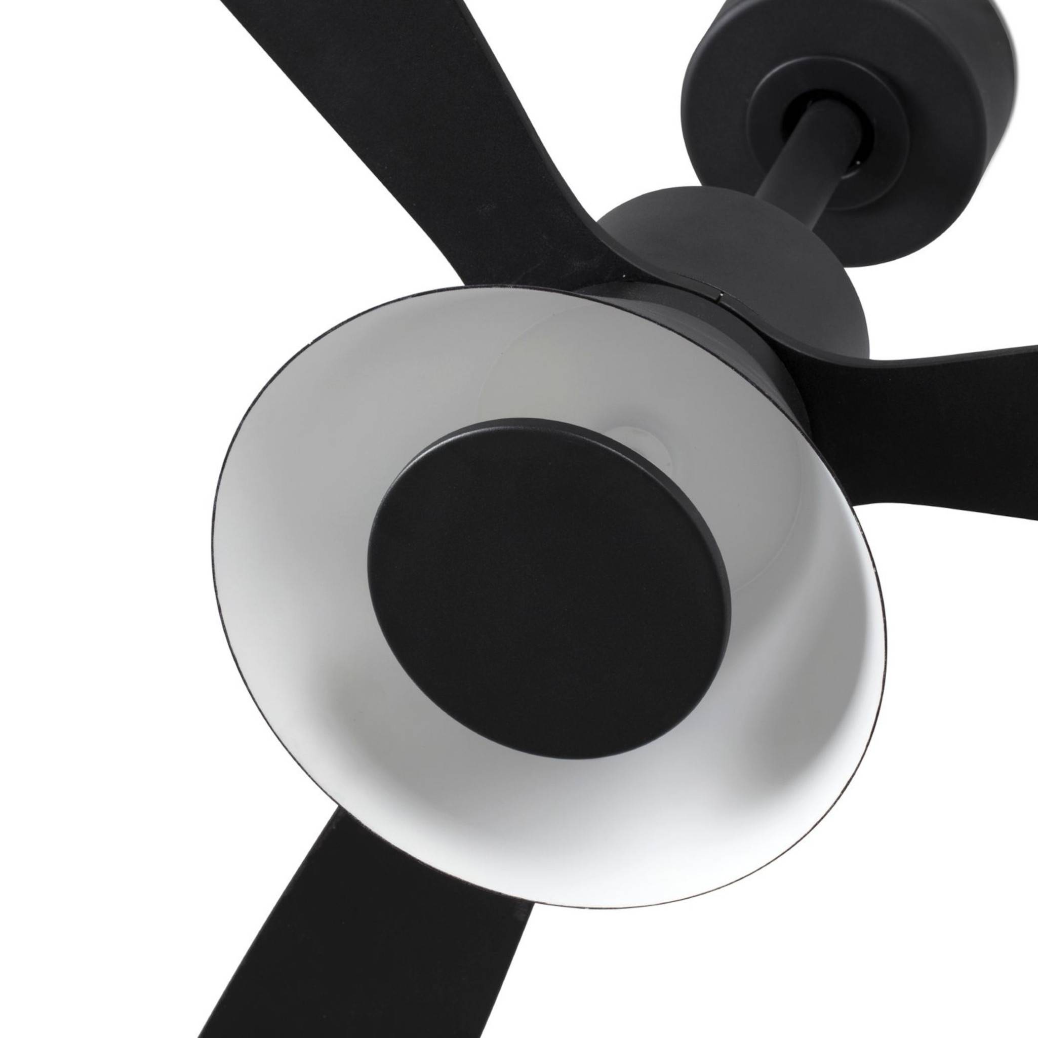 Energiespar Deckenventilator Amelia II Schwarz mit LED