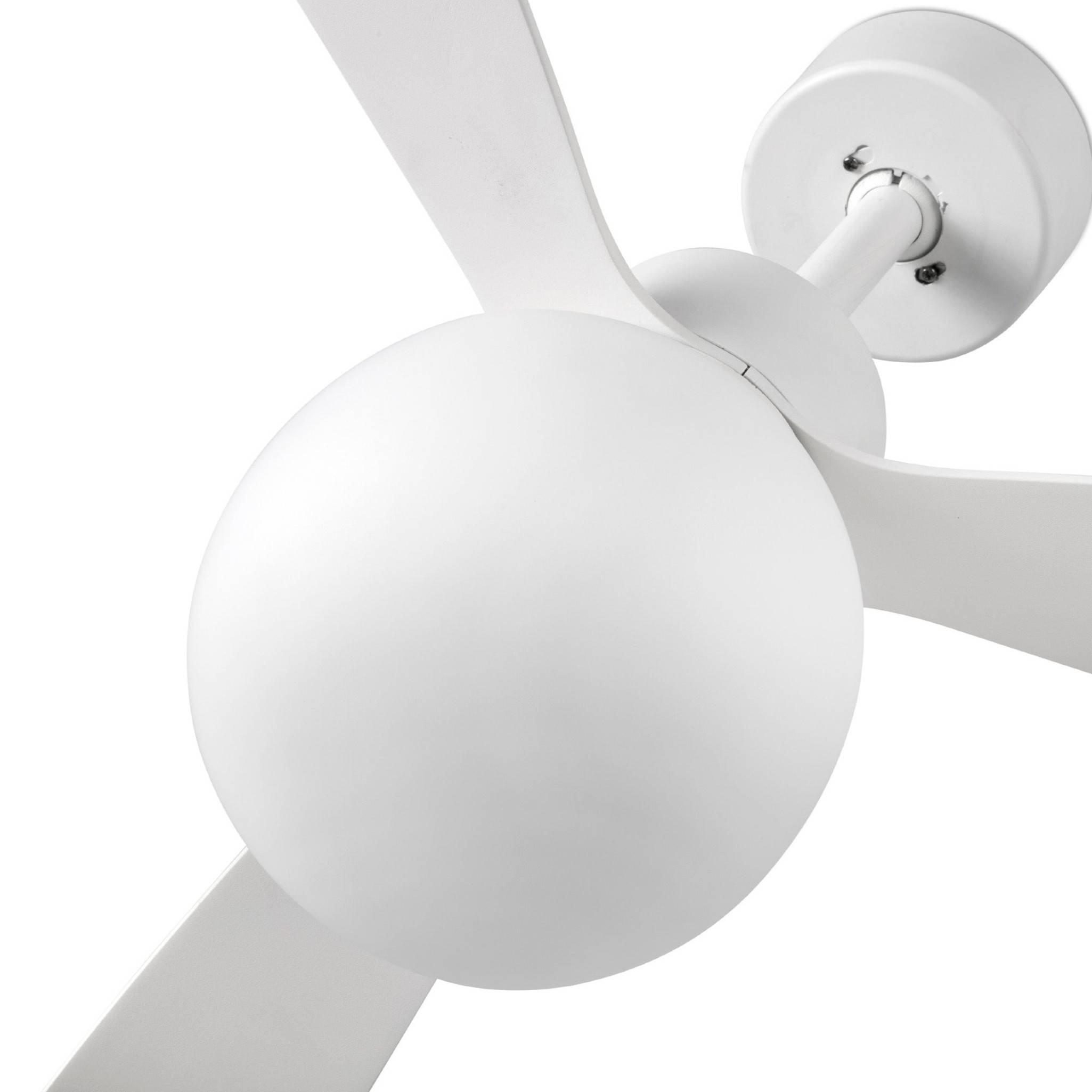 Gleichstrom Deckenventilator Amelia III Weiß mit LED
