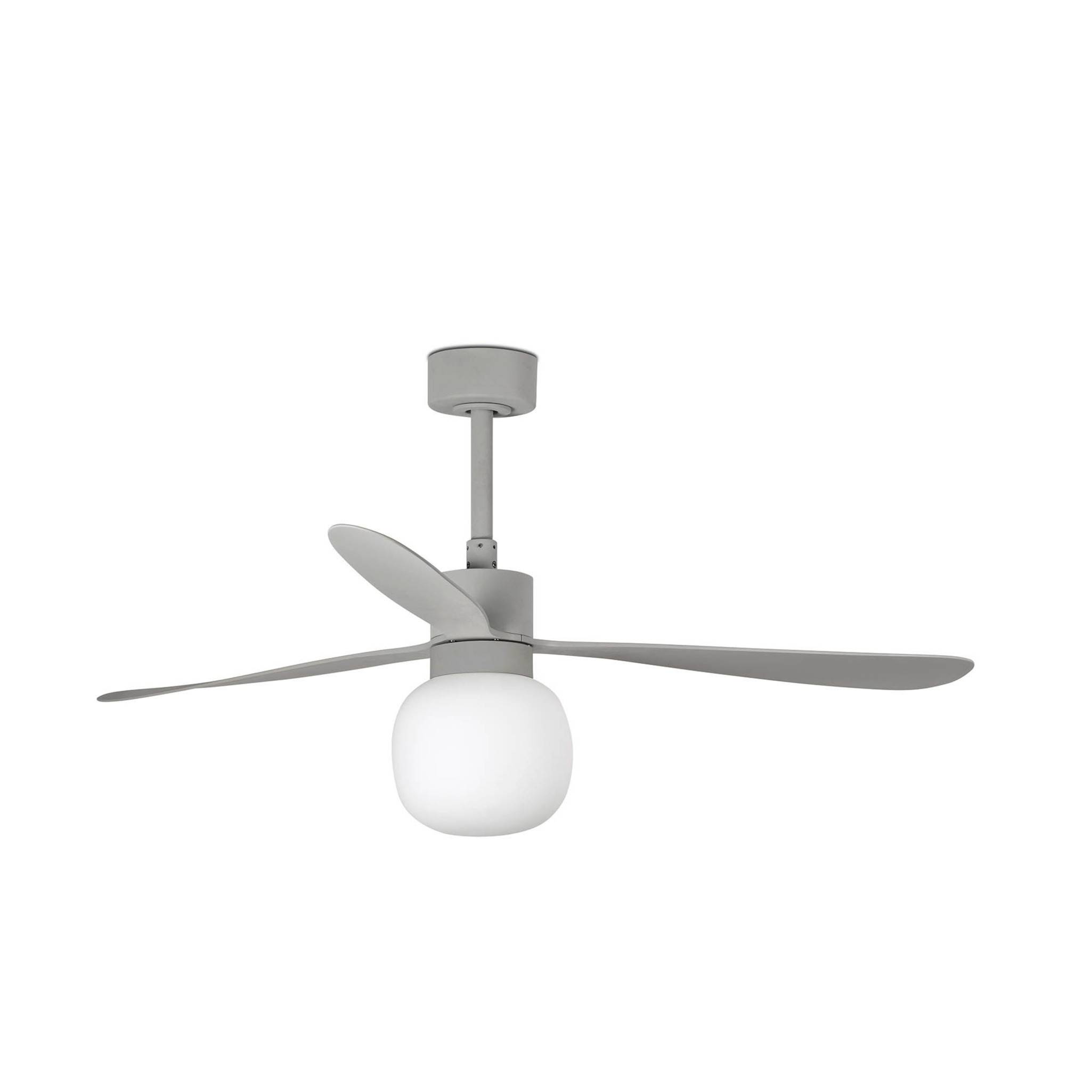 Energiespar Deckenventilator Amelia III Grau mit LED
