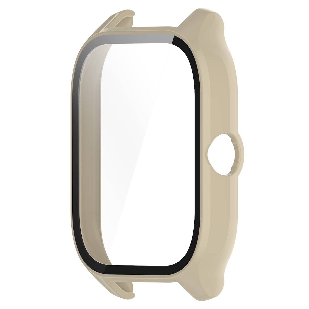 Für Amazfit GTS 4 Shockproof Hochwertiges Silikon Design Uhr Gehäuse Schutz Case Hülle Beige