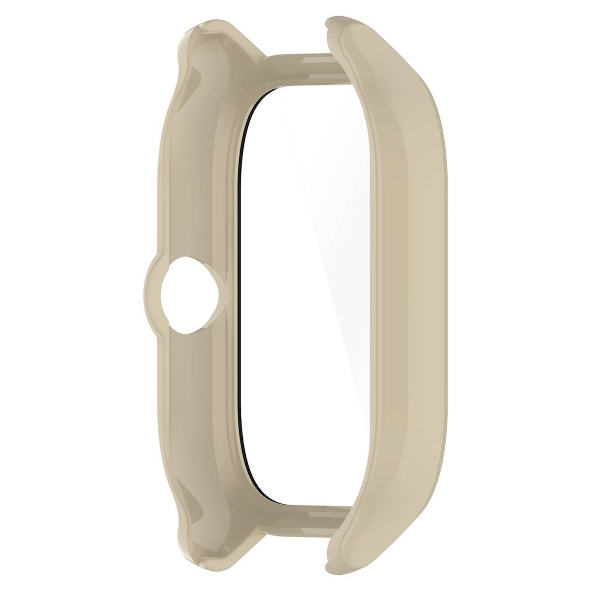 Für Amazfit GTS 4 Shockproof Hochwertiges Silikon Design Uhr Gehäuse Schutz Case Hülle Beige