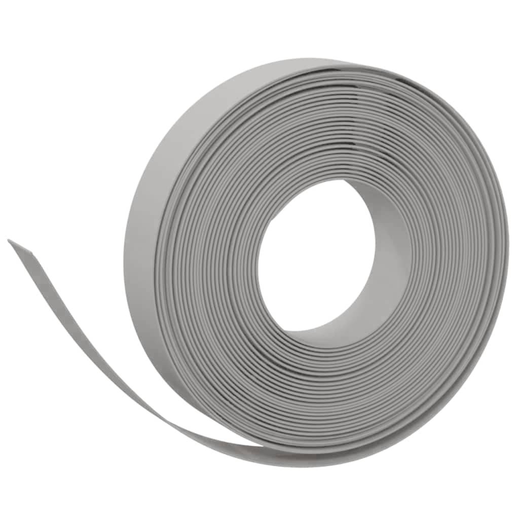 vidaXL Rasenkanten 3 Stk. Grau 10 m 10 cm Polyethylen