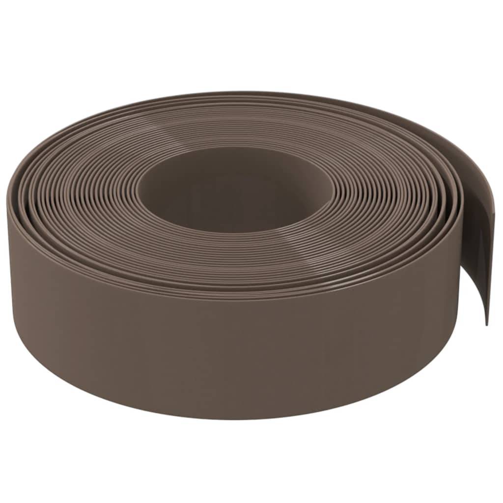 vidaXL Rasenkanten 5 Stk. Braun 10 m 15 cm Polyethylen