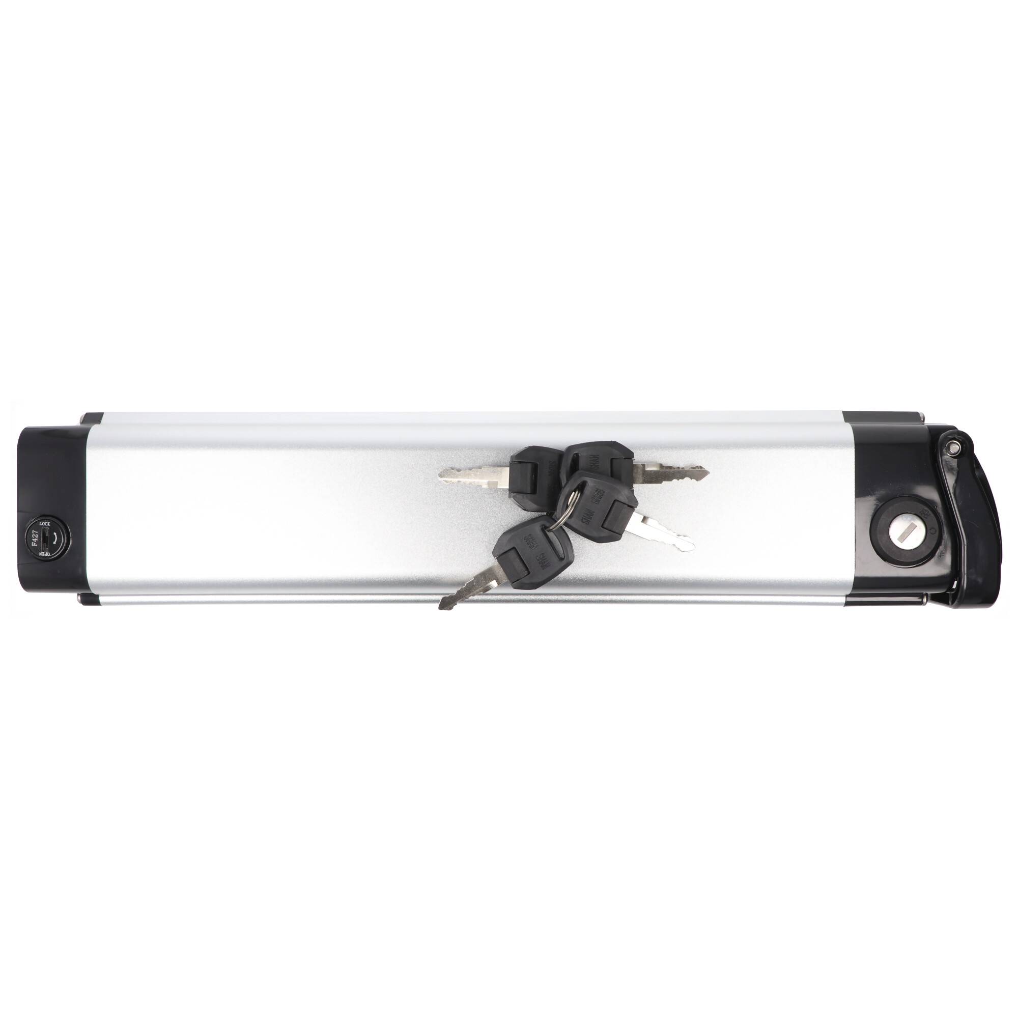 420mm Akku für E-Bike 3,6 Volt 11Ah 400Wh, SilverFish Slick, für swemo SW200, Pegasus D3E, AGOGS lowstep, inklusive Schl