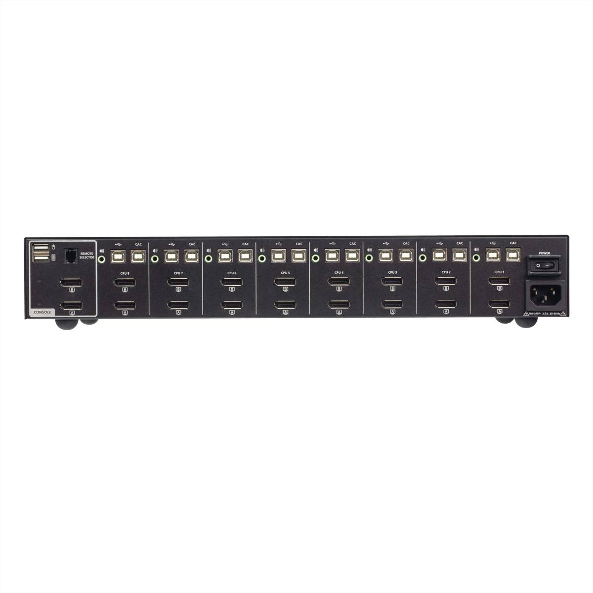 ATEN CS1148DP4 8-Port 4K USB DisplayPort Dual Display Secure KVM Switch