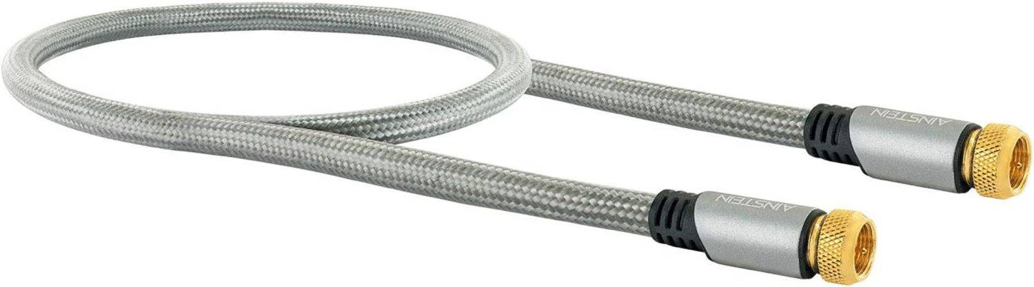 AINSTEIN SAT Anschlusskabel 1,0m, F-Stecker <gt/> F-Buchse, 110 dB