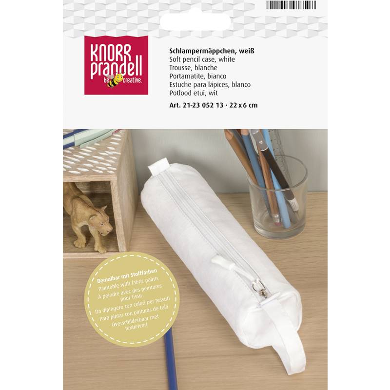 KNORR prandell Baumwoll-Schlamper-Etui, weiß