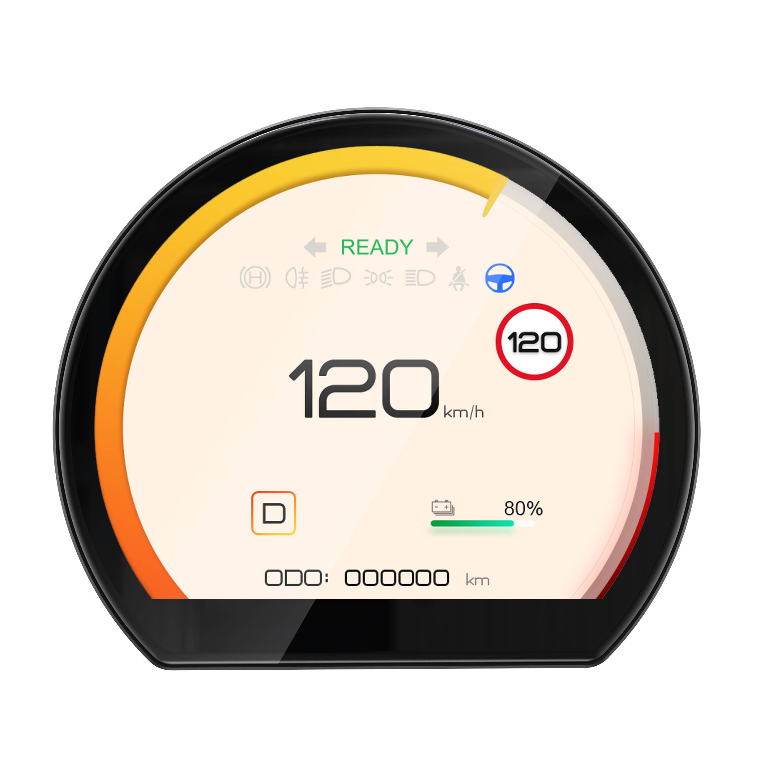 Für Tesla Model 3 / Y Digital Tacho HUD