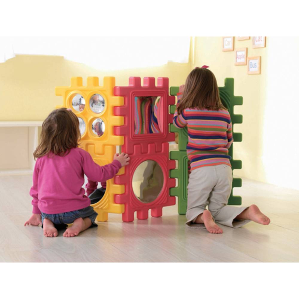 Weplay KT1002 We-Blocks Mega Spiegel Elemente, bunt, 6-teilig (1 Set)