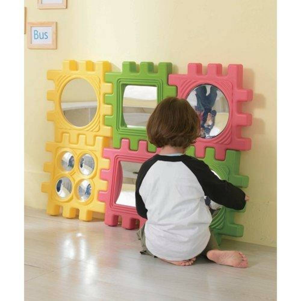 Weplay KT1002 We-Blocks Mega Spiegel Elemente, bunt, 6-teilig (1 Set)