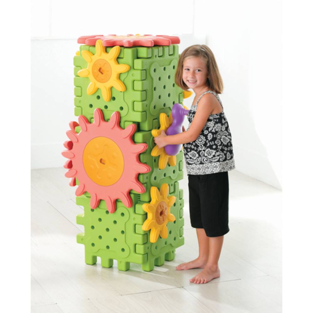 Weplay KT1004 We-Blocks Mega Getriebe Mechanik Elemente, bunt, 14-teilig (1 Set)