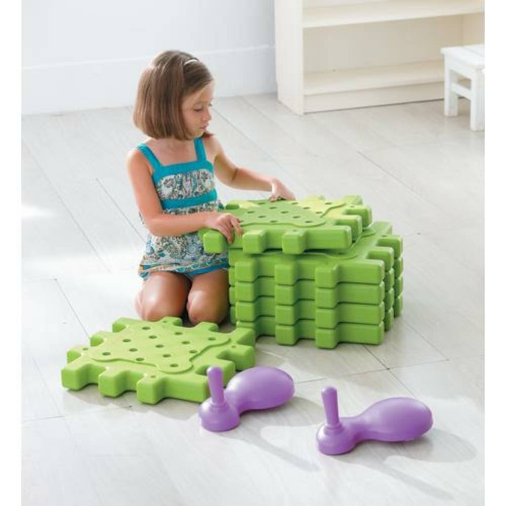 Weplay KT1004 We-Blocks Mega Getriebe Mechanik Elemente, bunt, 14-teilig (1 Set)