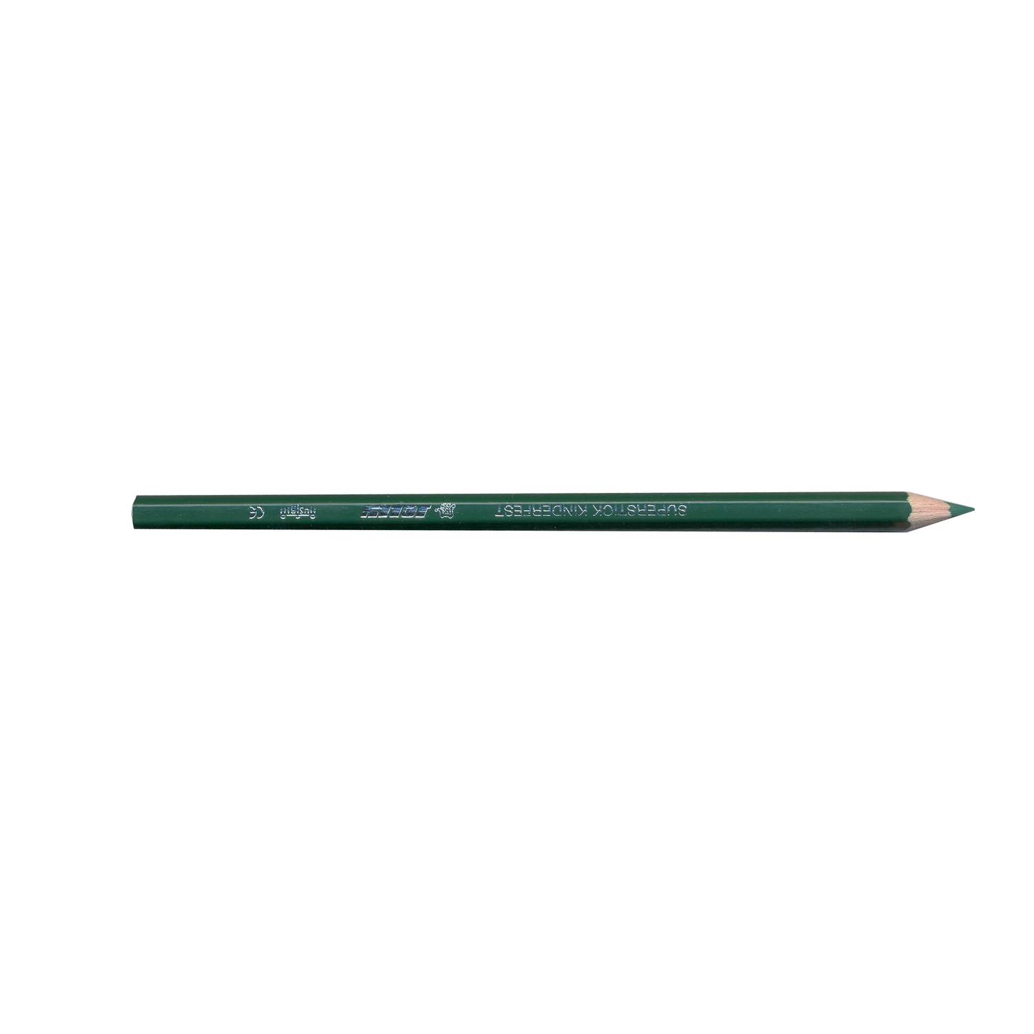 Jolly 3000-0265 Supersticks Buntstifte Kinderfest, smaragdgrün (12er Pack)