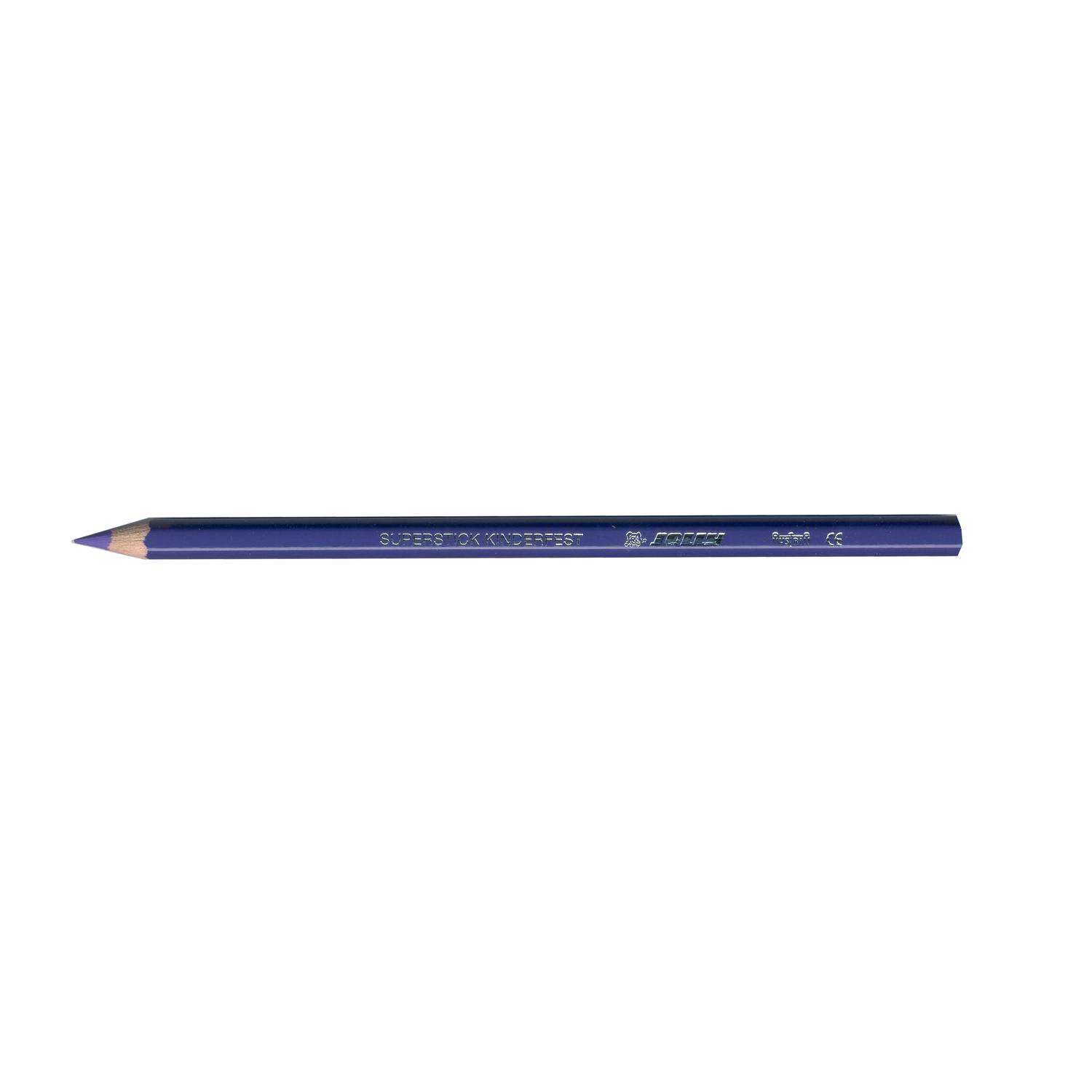 Jolly 3000-0378 Supersticks Buntstifte Kinderfest, hellviolett (12er Pack)