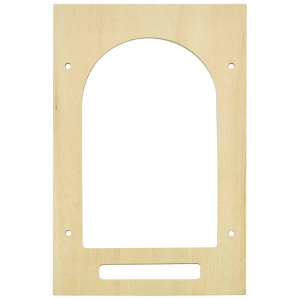 EDUPLAY 210088 Holzlaterne zum basteln & bemalen, natur