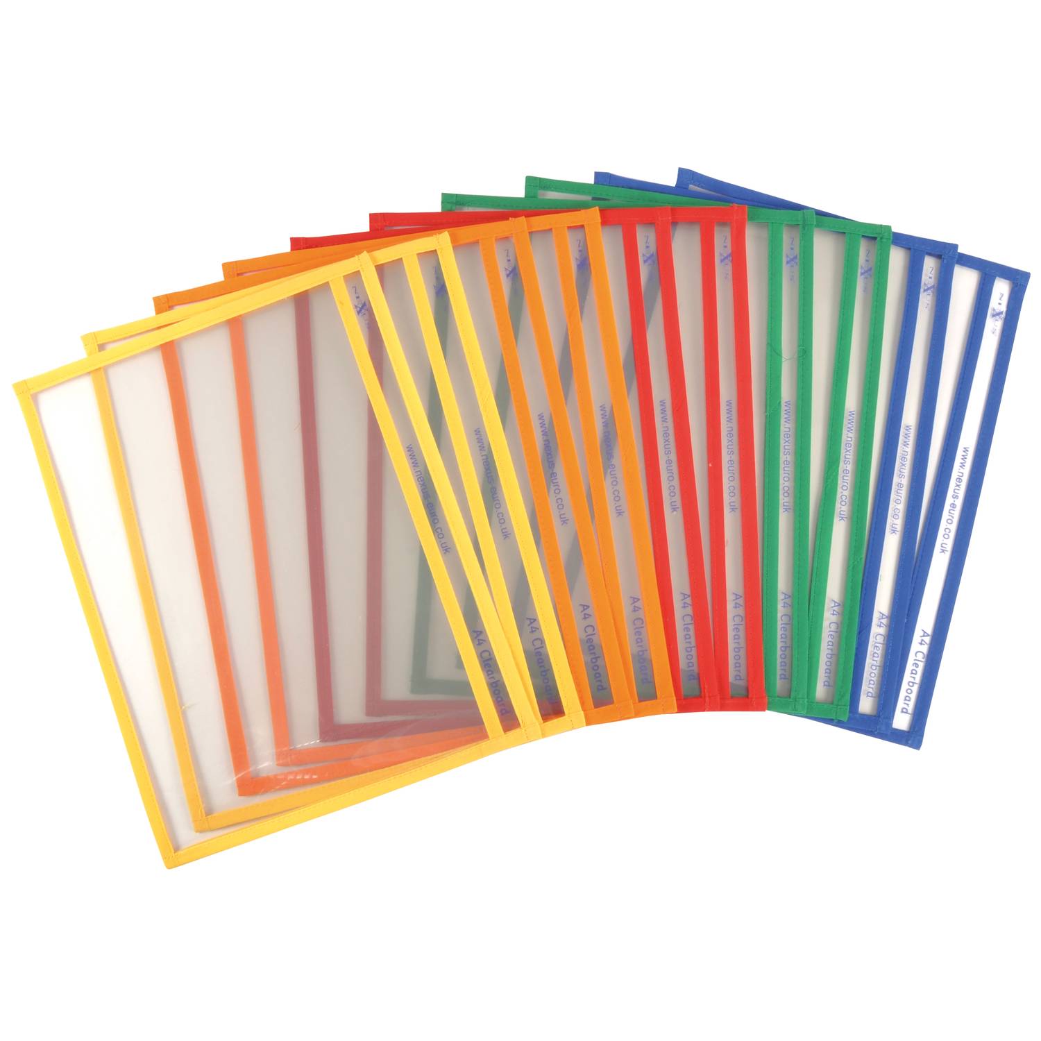 EDUPLAY 120284 Transparenthüllen, mehrfarbig, 10-teilig (10er Pack)