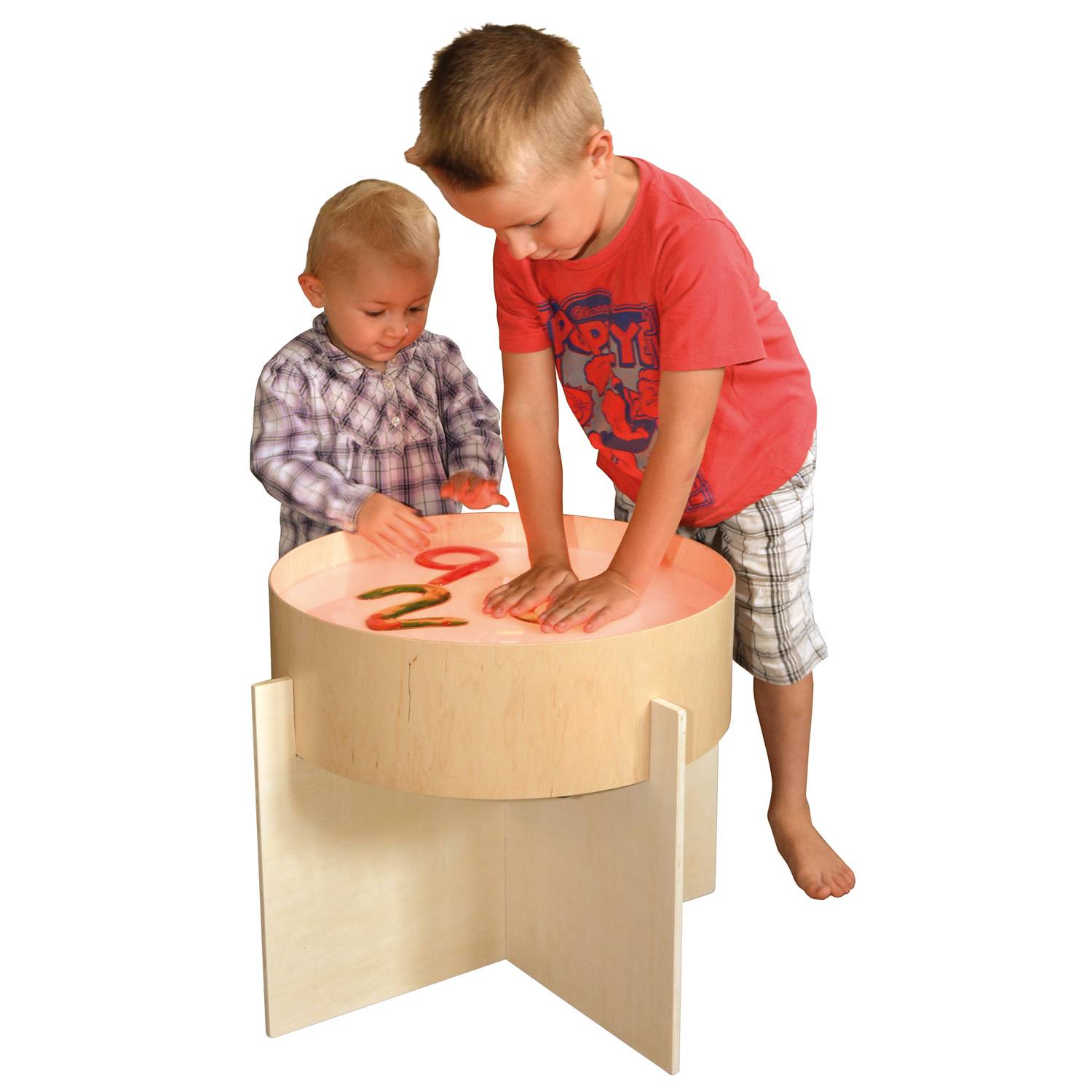 EDUPLAY 110334 Standfuss für Leuchkübel, natur