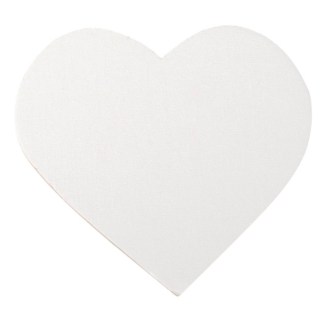 EDUPLAY 210230 Leinwandherzen, natur, 5-teilig (1 Set)