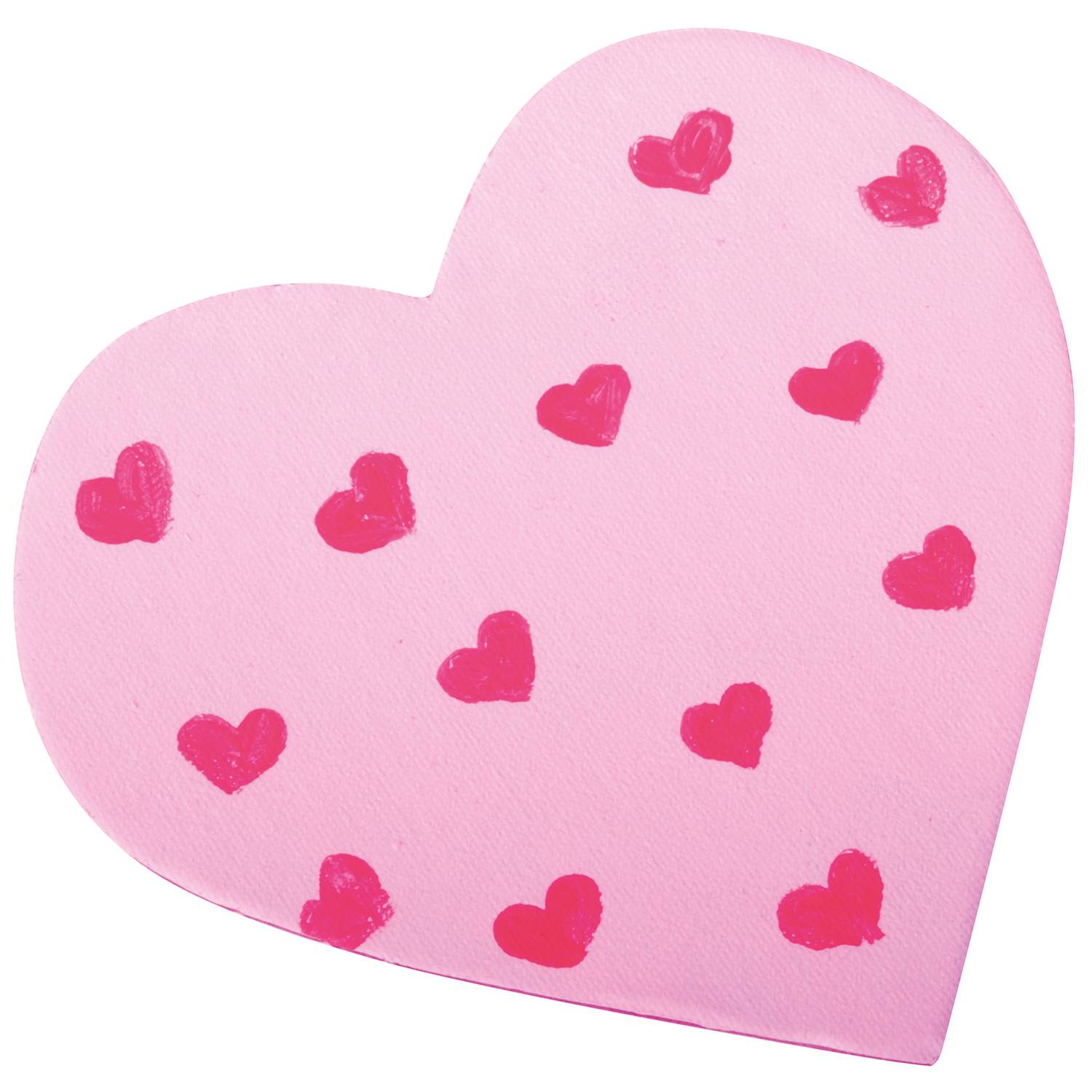 EDUPLAY 210230 Leinwandherzen, natur, 5-teilig (1 Set)