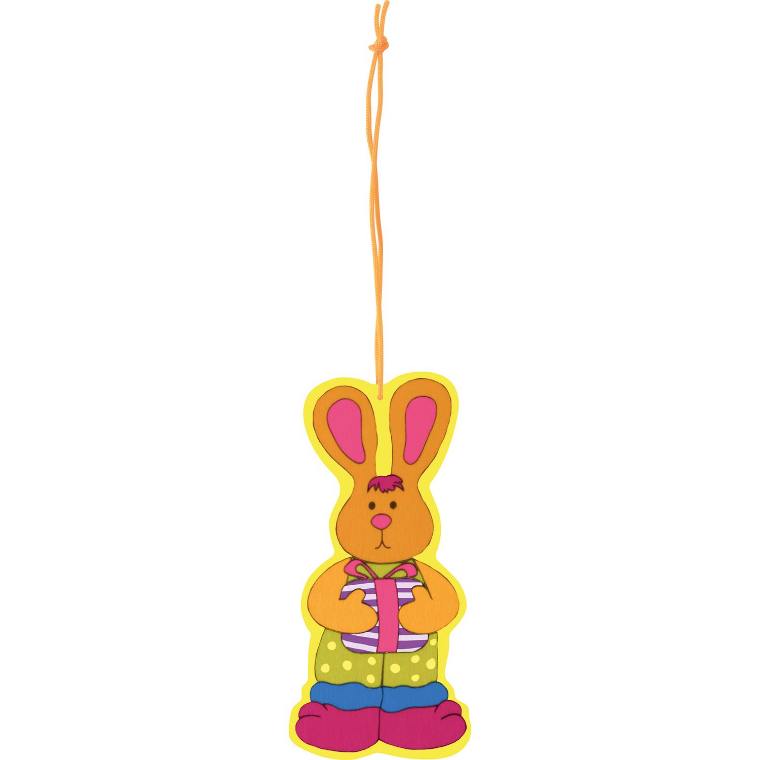 EDUPLAY 210233 Hasenanhänger, 5 x 11 cm, natur, 3-teilig (1 Set)