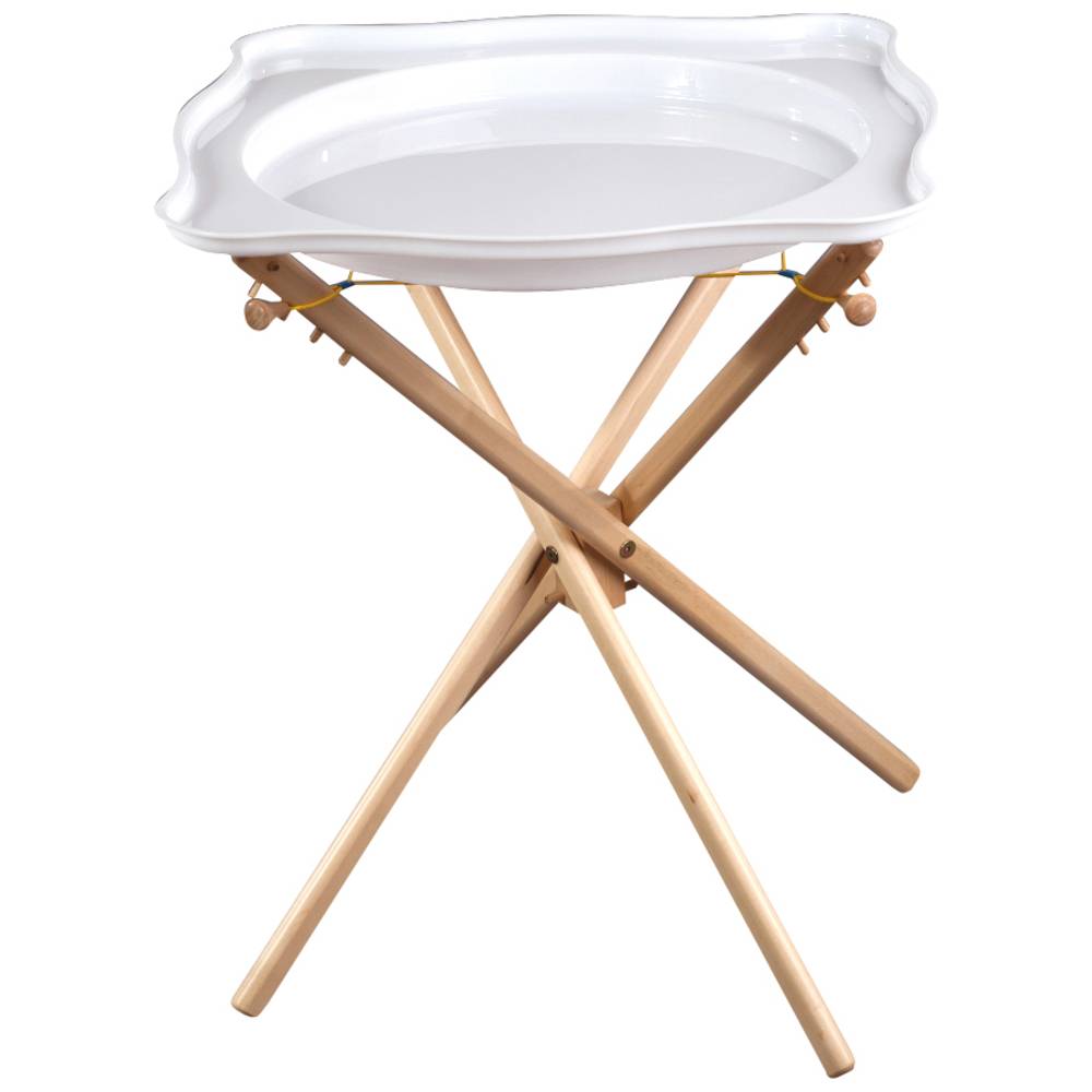 EDUPLAY 110364 Klappstand zu Leuchtkübel, Ø 54 cm, verstellbar, Holz, natur