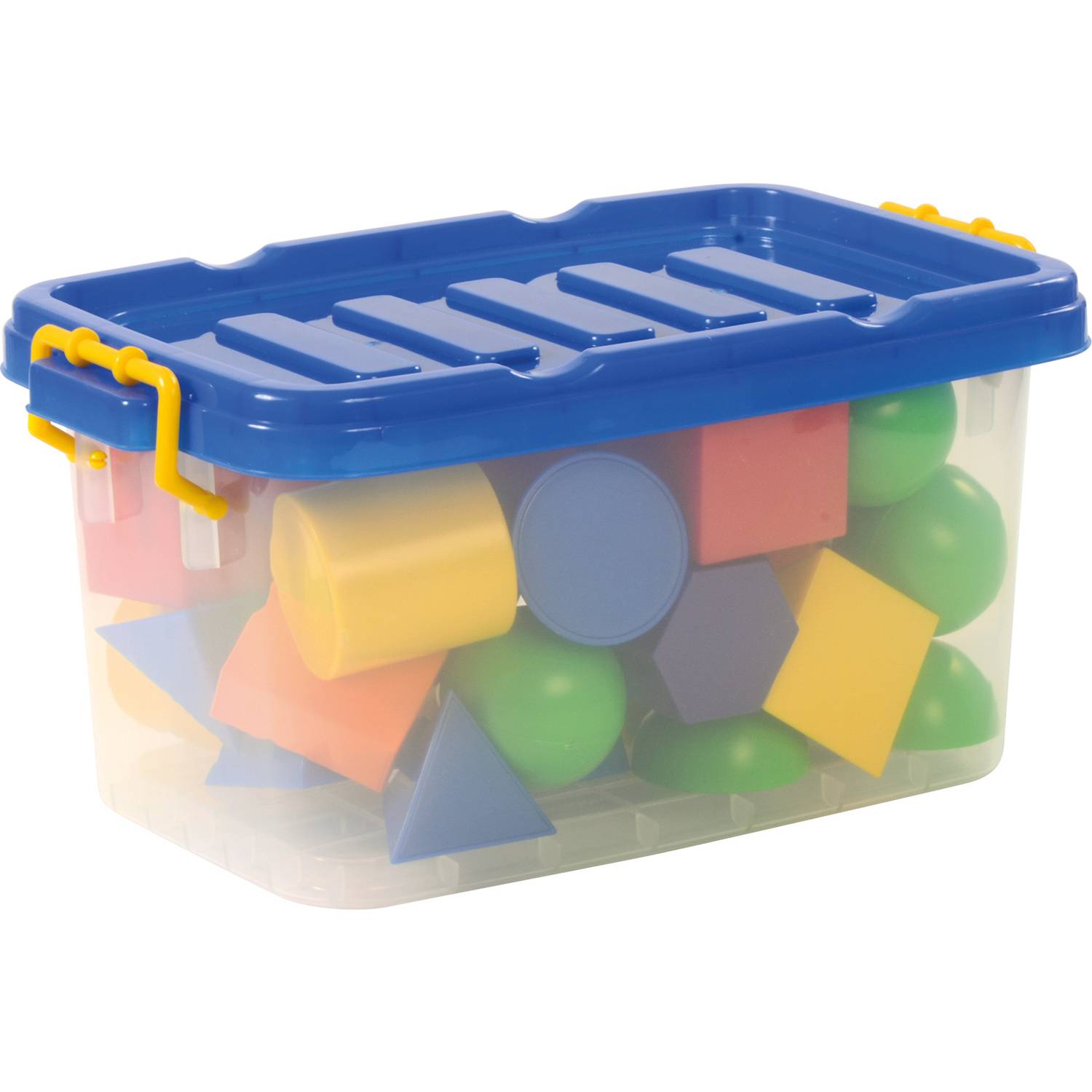 EDUPLAY 120462 Geoformen, Kunststoff, inklusive Box, bunt, 36-teilig (1 Set)