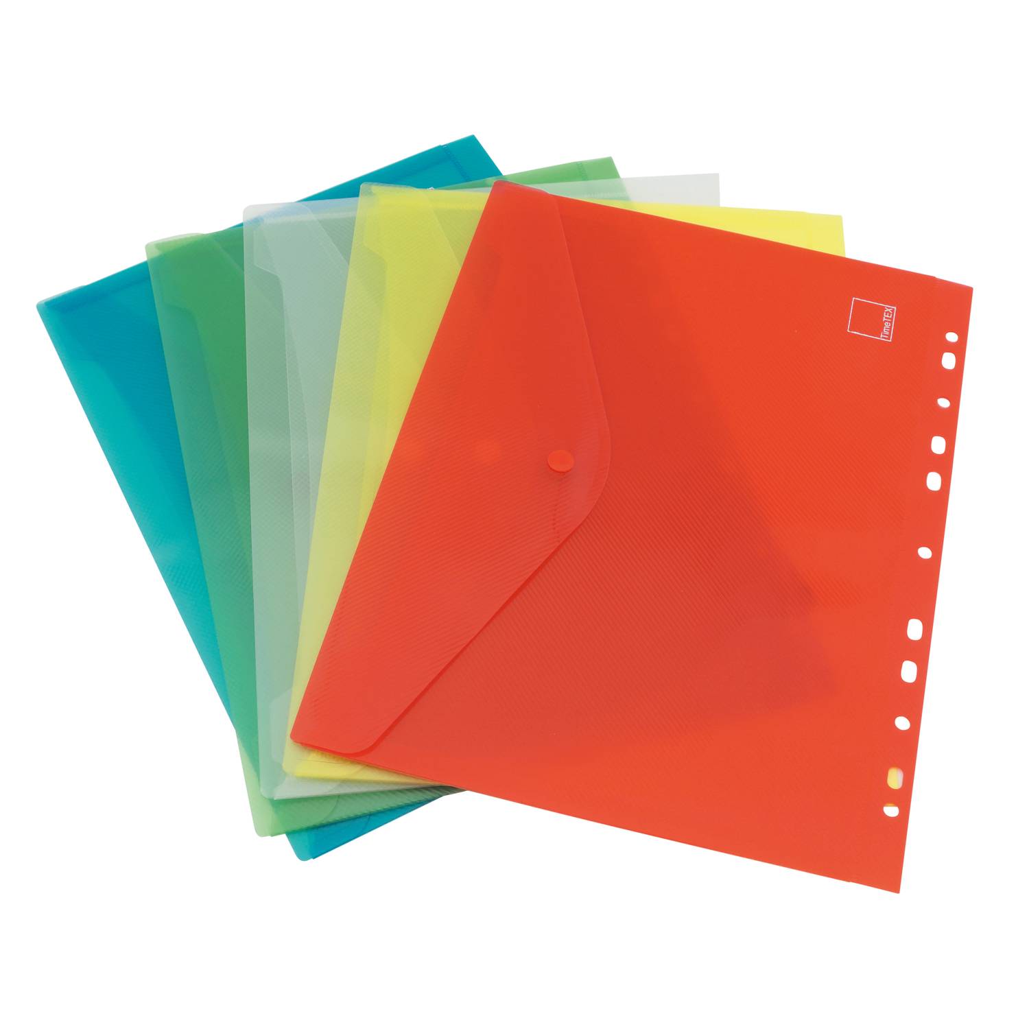 EDUPLAY 110397 Dokumentenmappe A4, 31 x 23,5 x 0,8 cm, mehrfarbig, 5-teilig (1 Set)