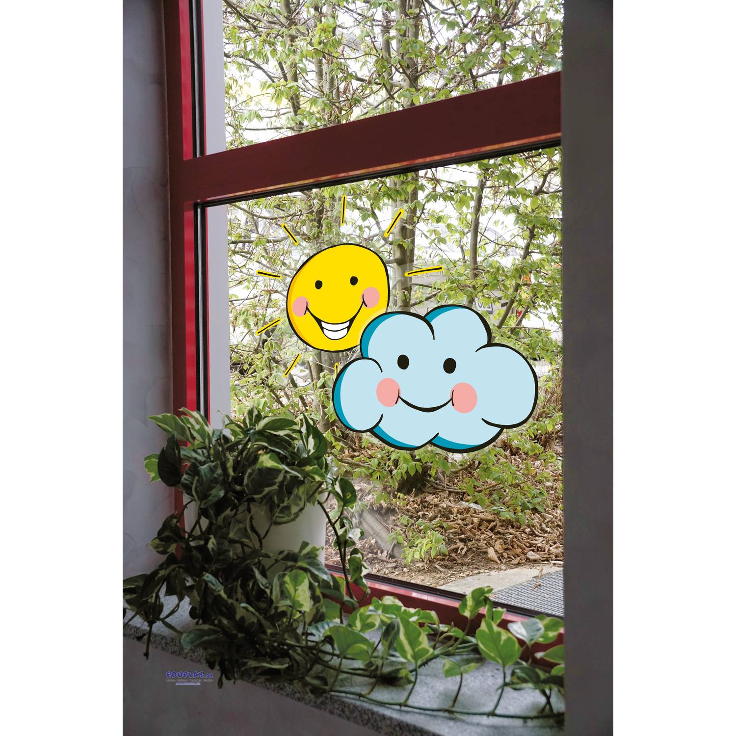 EDUPLAY 120622 Wettersymbole, 6 Folien, mehrfarbig, 6-teilig (1 Set)