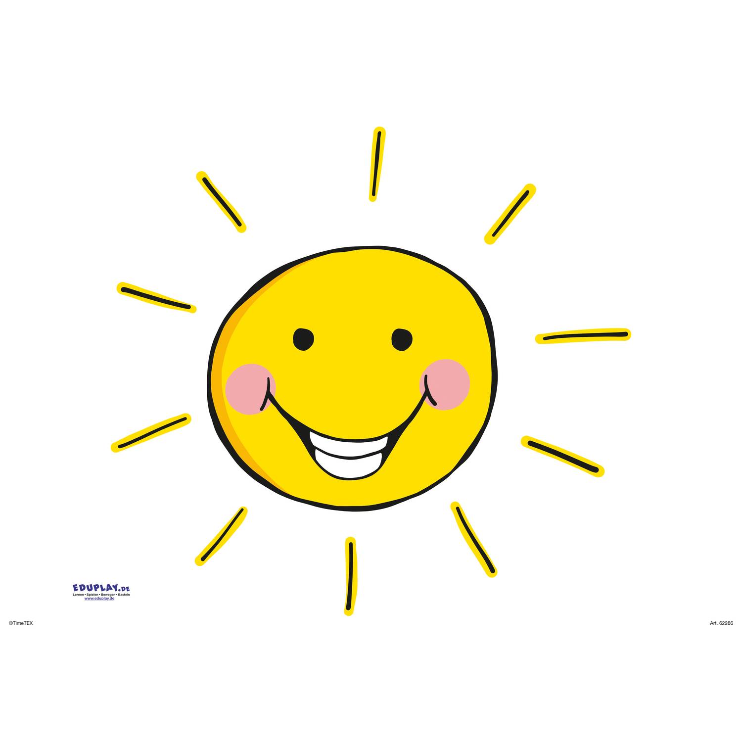 EDUPLAY 120622 Wettersymbole, 6 Folien, mehrfarbig, 6-teilig (1 Set)