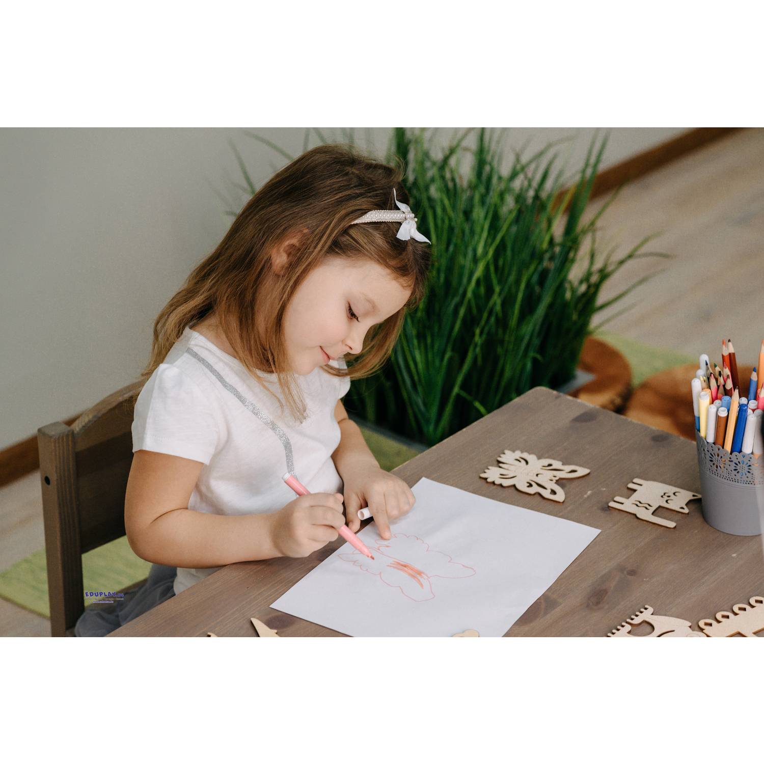 EDUPLAY 120678 Sandkämme/Sandformen, natur, 12-teilig (1 Set)