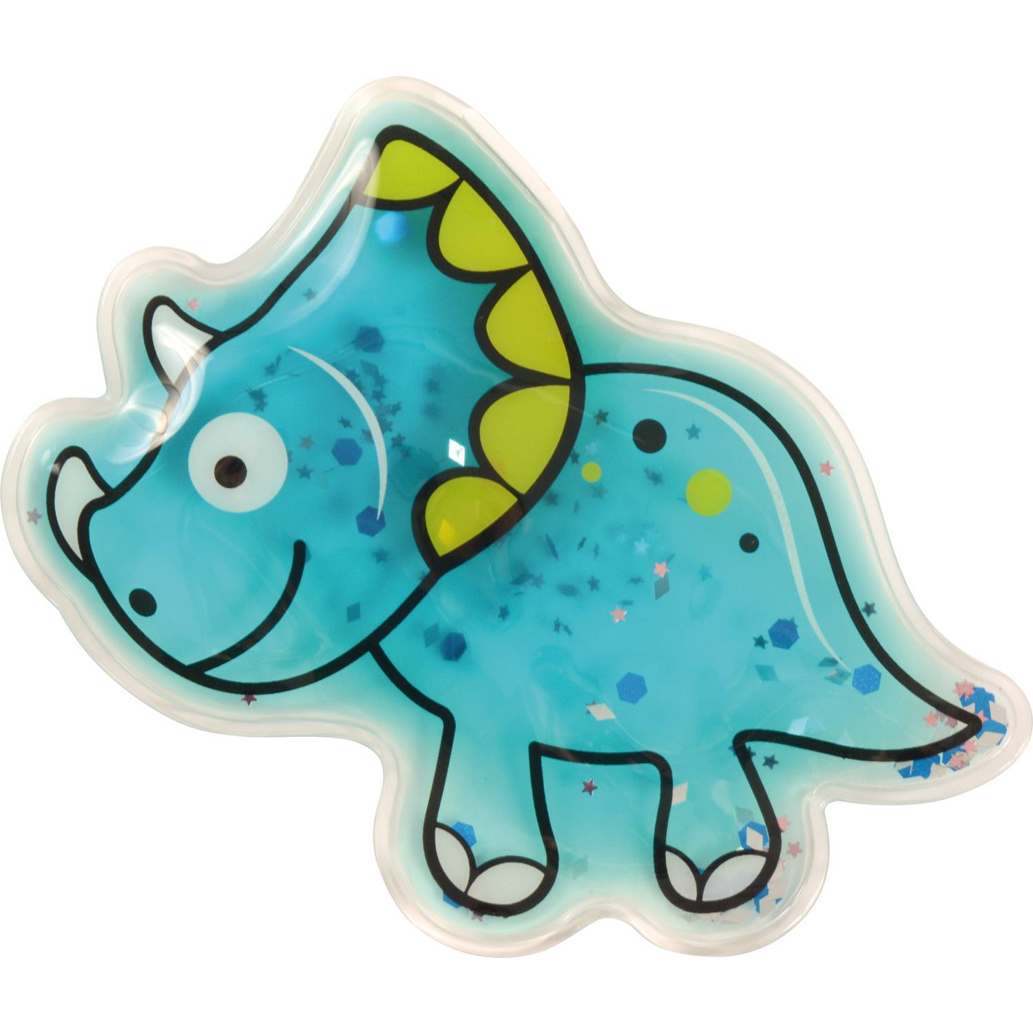 EDUPLAY 120679 Flüssigkeitsformen Dinos, gelb/blau, 4-teilig (1 Set)