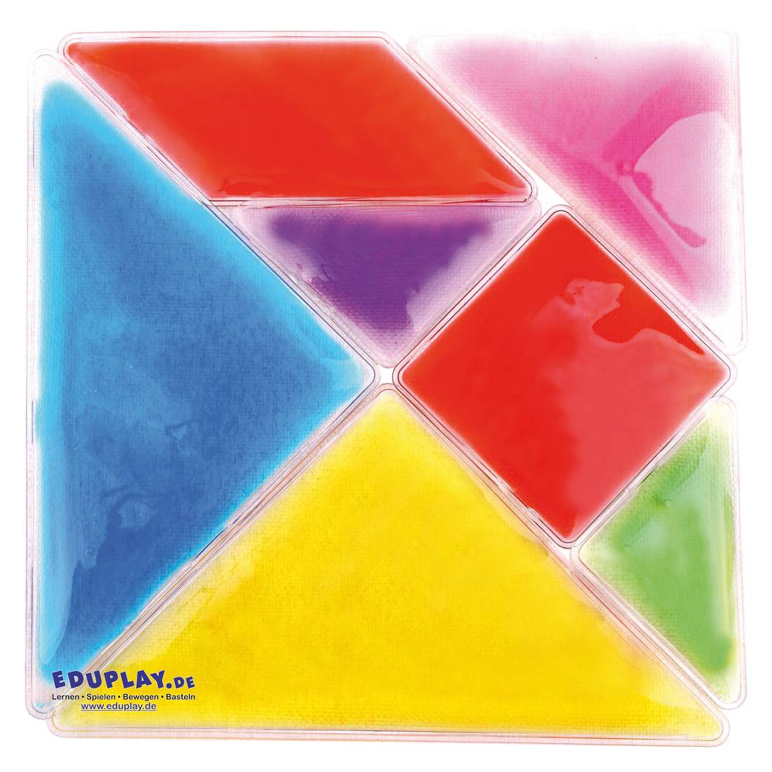 EDUPLAY 120681 Flüssigkeitsformen Tangram, bunt