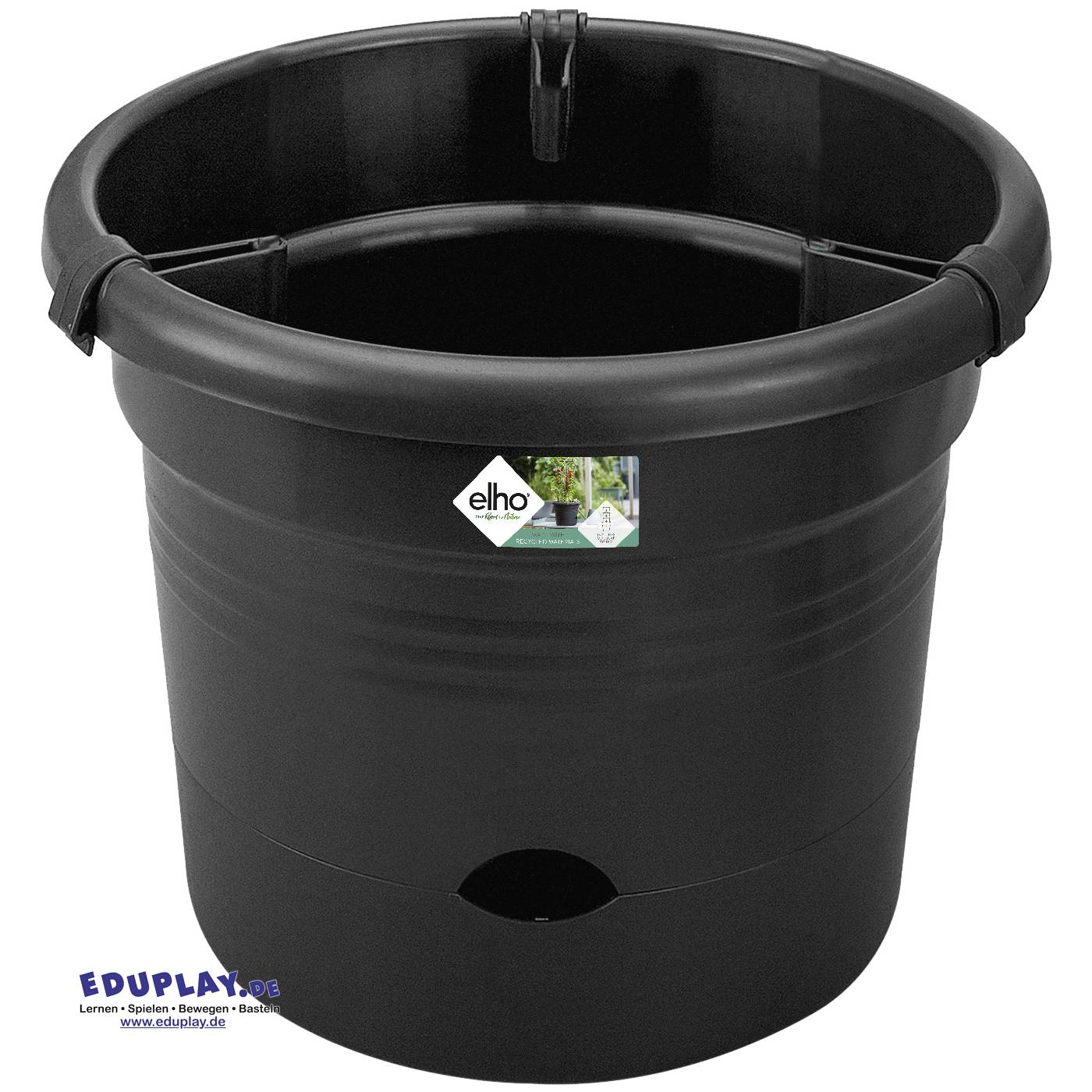 EDUPLAY 110470 Tomatentopf, schwarz