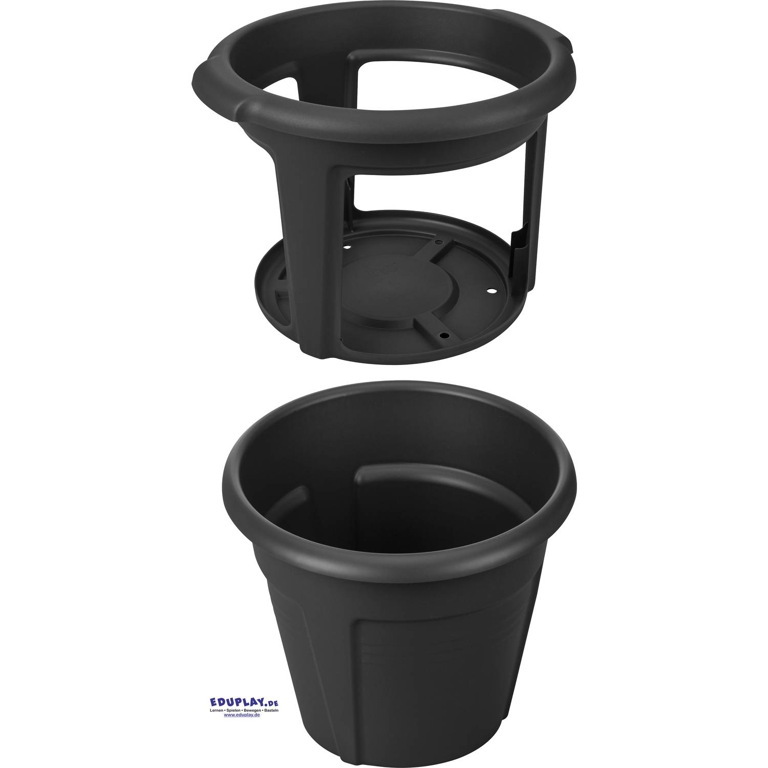 EDUPLAY 110471 Kartoffeltopf, schwarz