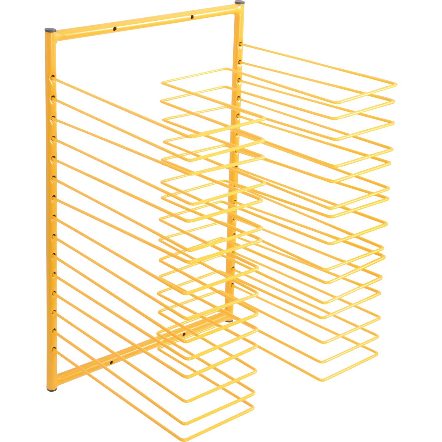 EDUPLAY 110485 Papiertrockenständer, 32 x 38 x 56 cm für Wand, gelb