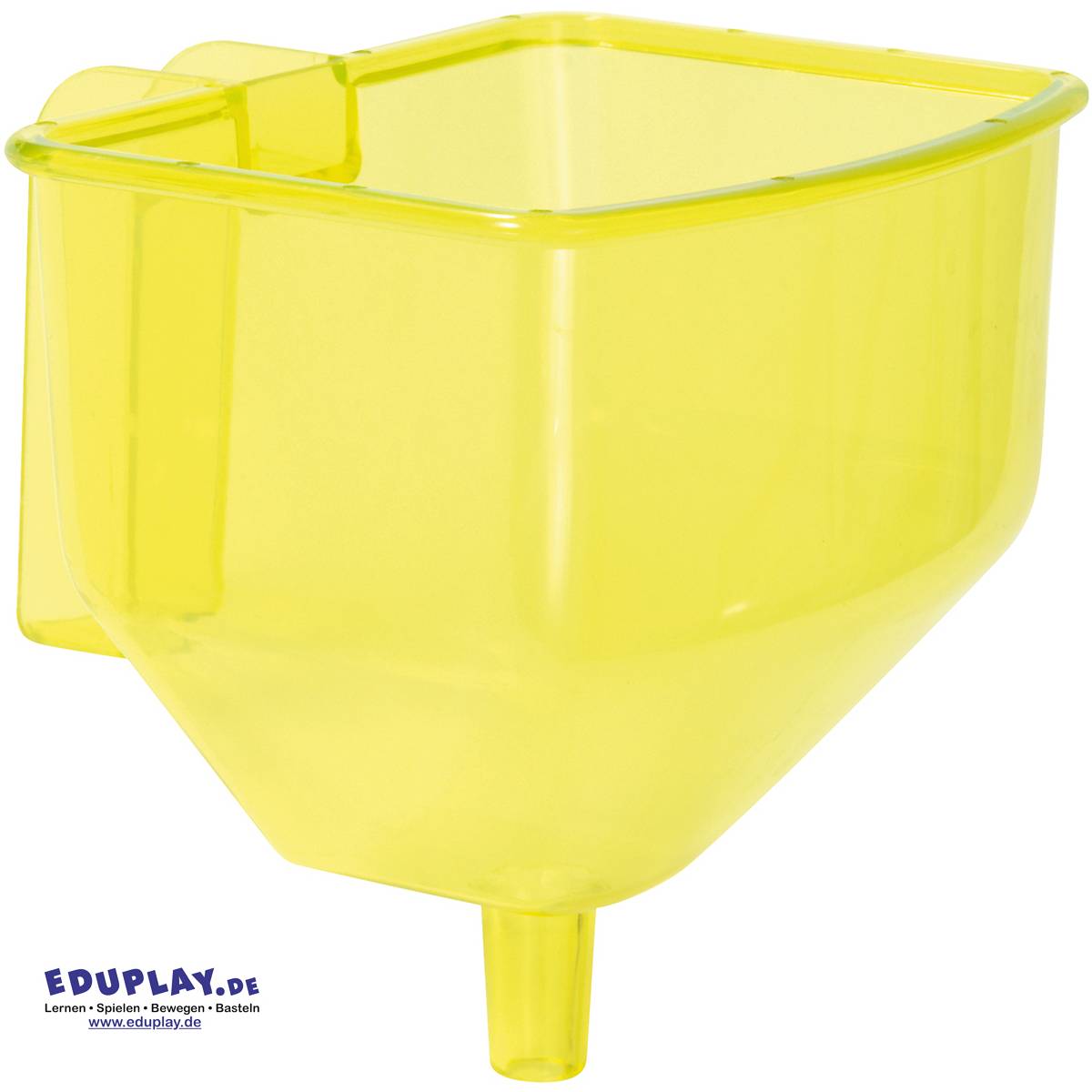 EDUPLAY 120704 Trichter mit Griff transparent, gelb