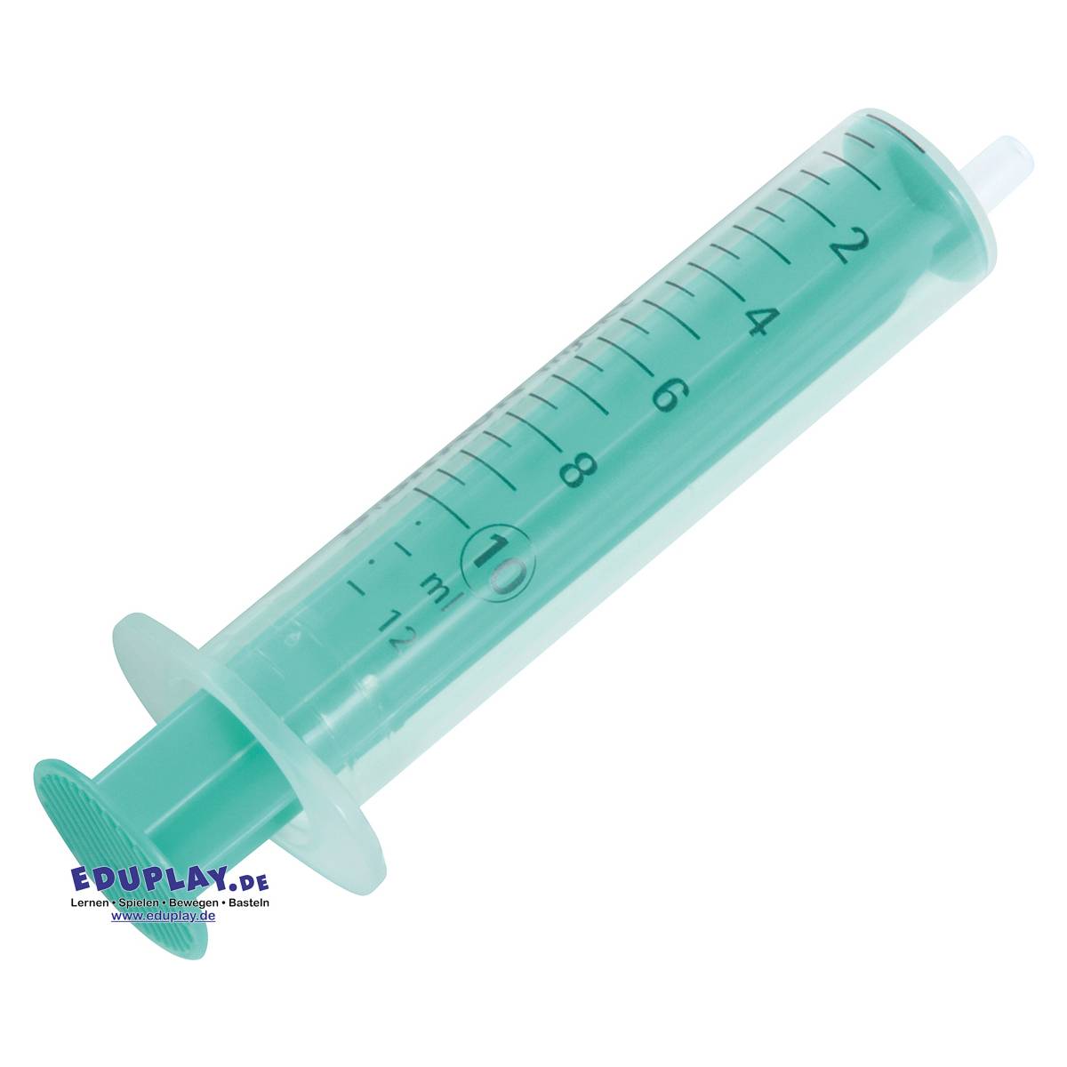 EDUPLAY 120725 Spritze 10 ml, transparent/türkis