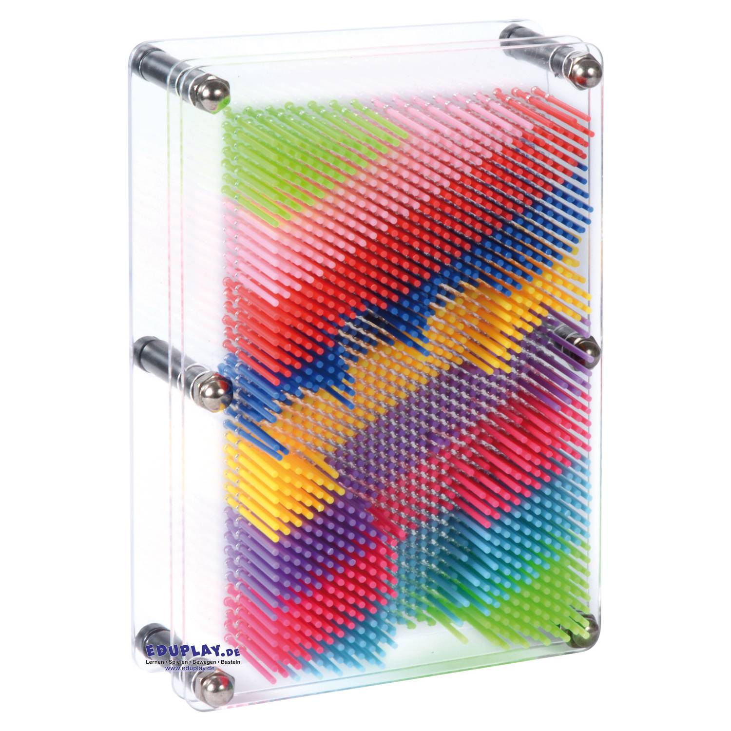 EDUPLAY 120734 Nagelbrett Regenbogen, bunt