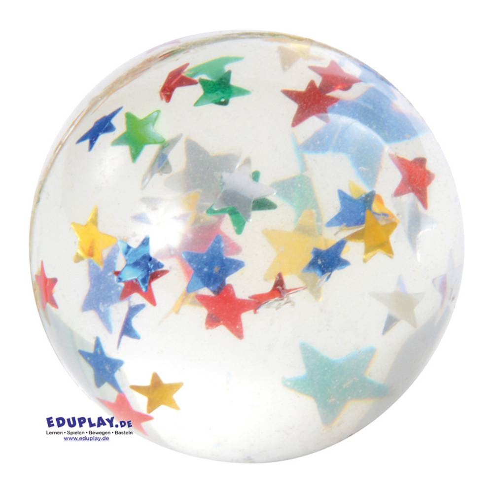 EDUPLAY 130292 Sterne-Flummis 25er Set, bunt