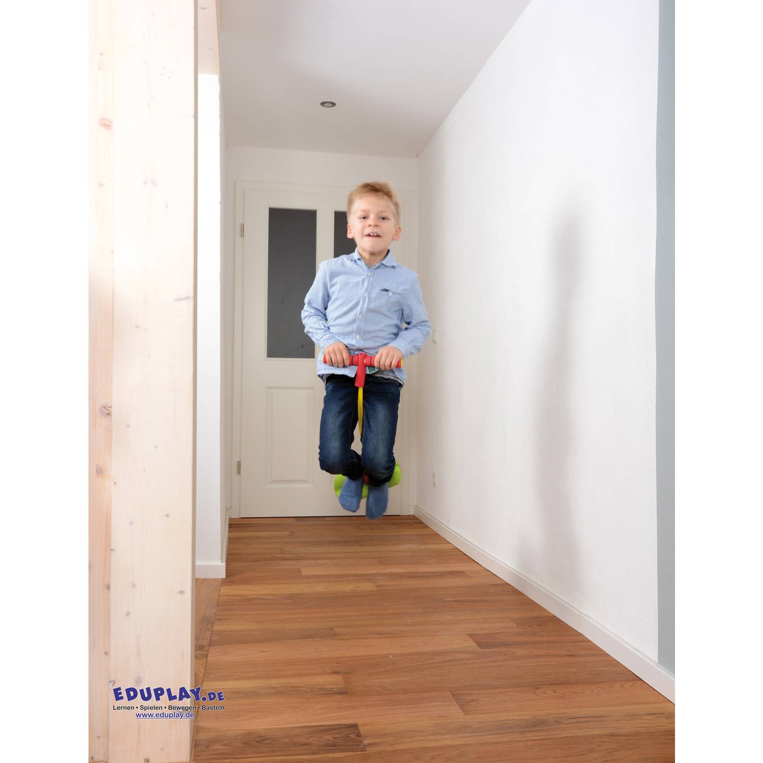 EDUPLAY 170396 Pogo-Jumper, rot/gelb/grün