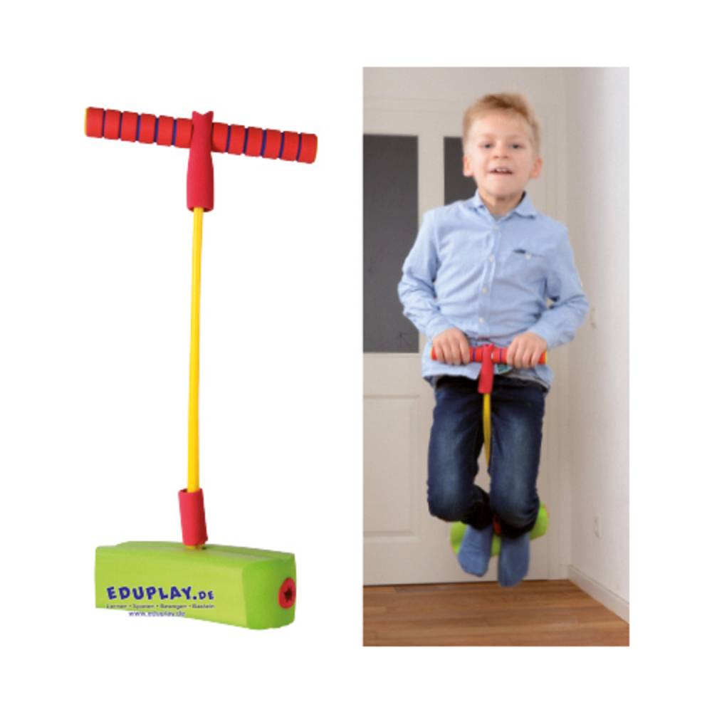 EDUPLAY 170396 Pogo-Jumper, rot/gelb/grün