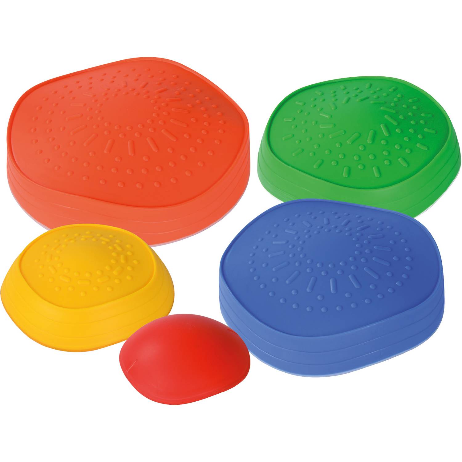 EDUPLAY 170399 Flusssteine, mehrfarbig, 5-teilig (1 Set)