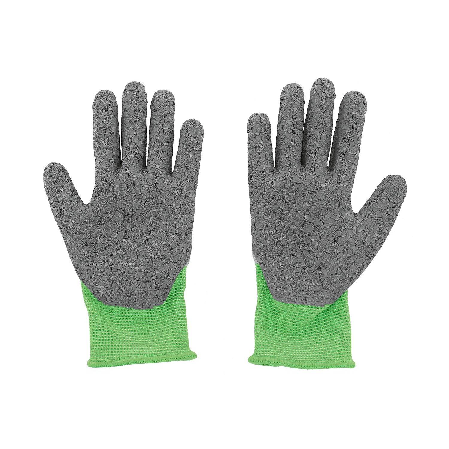 Gartenhandschuhe Insekten für Kinder, grün/grau (1 Paar)