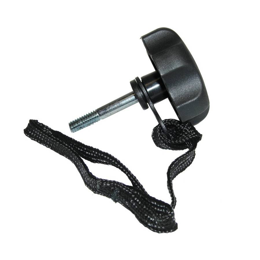 XLC Rändelschraube mit Sterngr. für Carry Van für Carry Van ab 2014, schwarz (1 Stück)