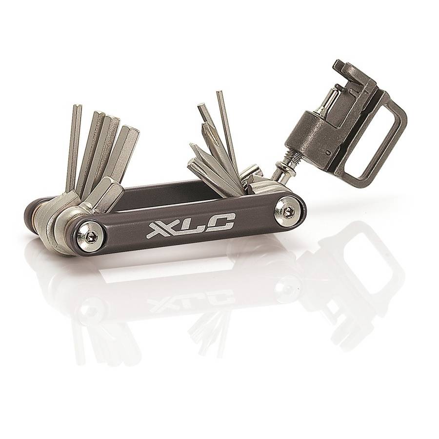 XLC TO-M07 Multitool, 15 Funktionen, grau
