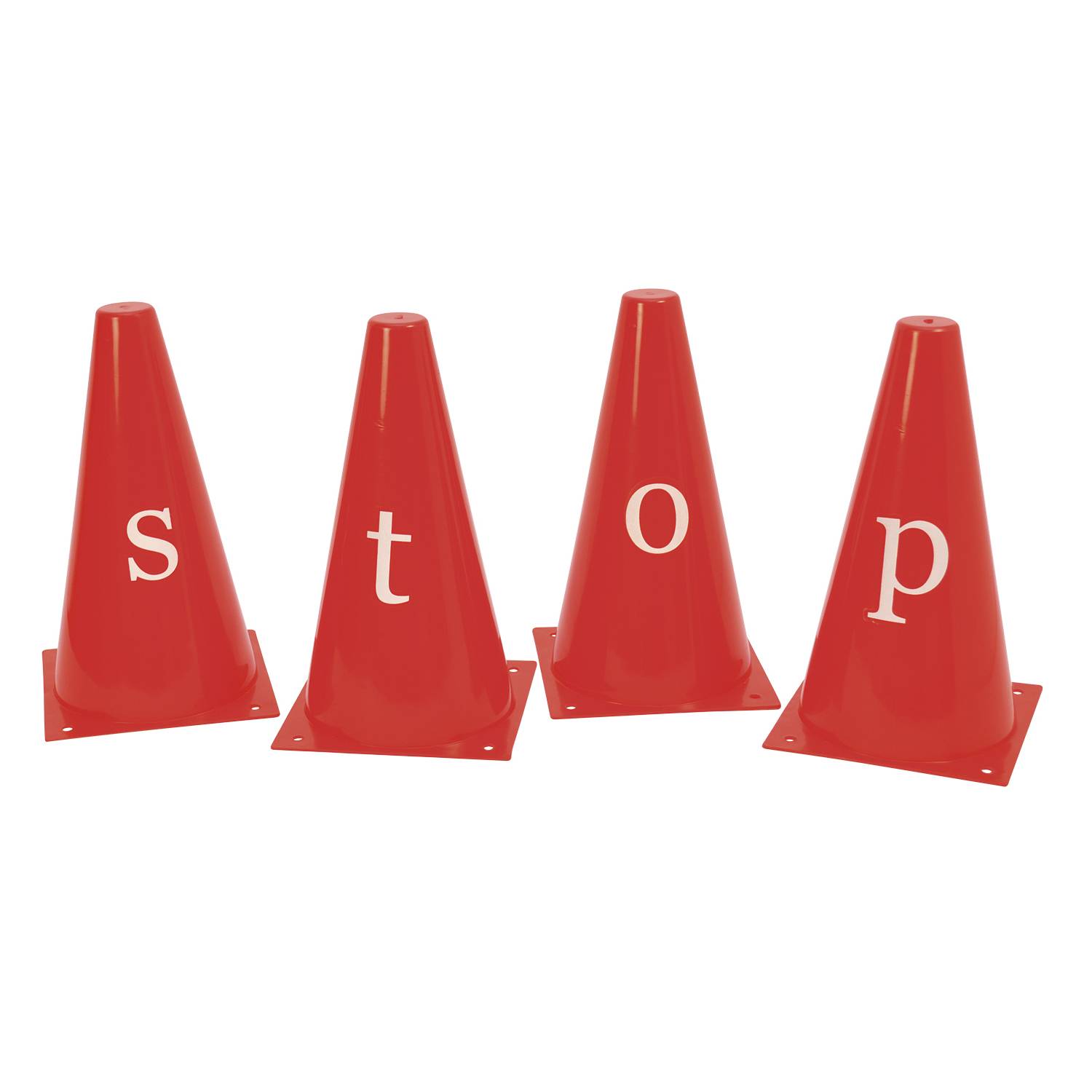 EDUPLAY 170-164 Markierungskegel Buchstaben, rot, 26-teilig (1 Set)