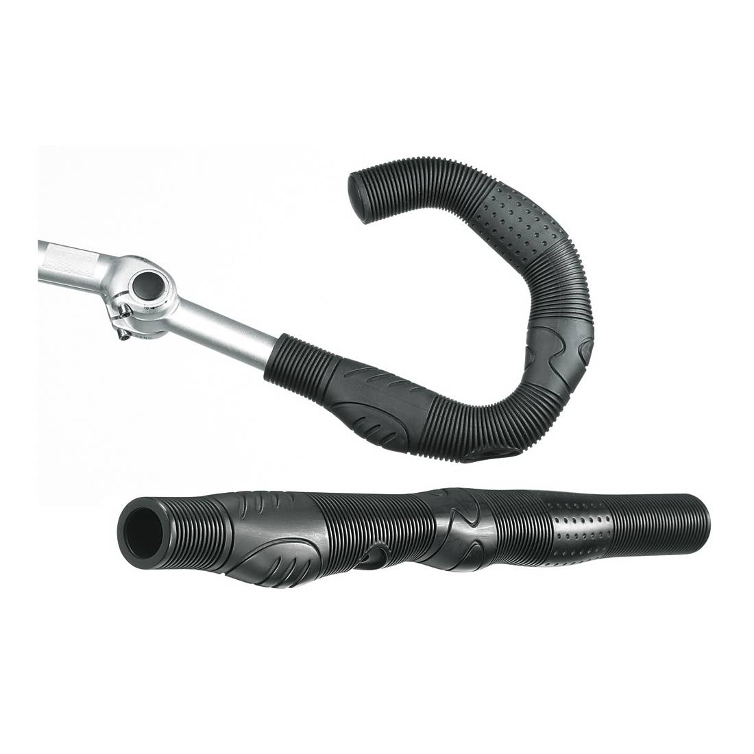 ergotec 60990001 Lenkerbezug "BUFFALO", Kraton, Länge 410 mm, Ø 22 mm, schwarz (1 Paar)