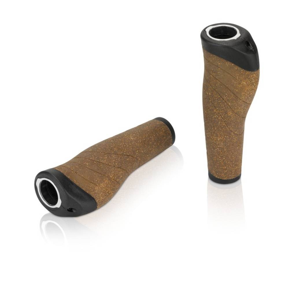 XLC GR-S32 Griffe "Kork Compound", 1x Klemmung, 135 mm, Ø 22 mm, braun/schwarz (1 Paar)
